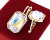 4309 Kolczyki złote pozłacane 14k wiszące